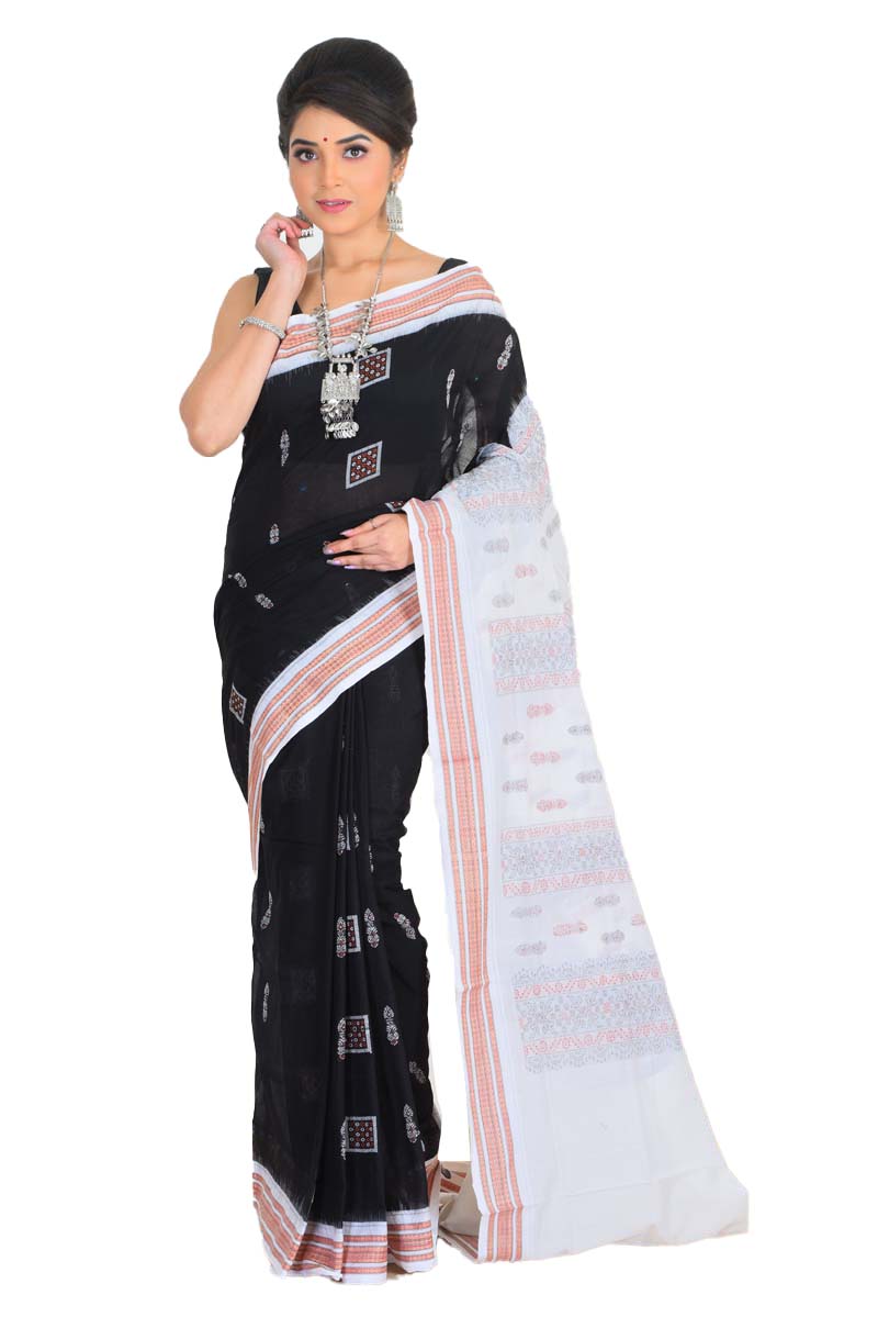 Bomkai Cotton Saree (adi72765)