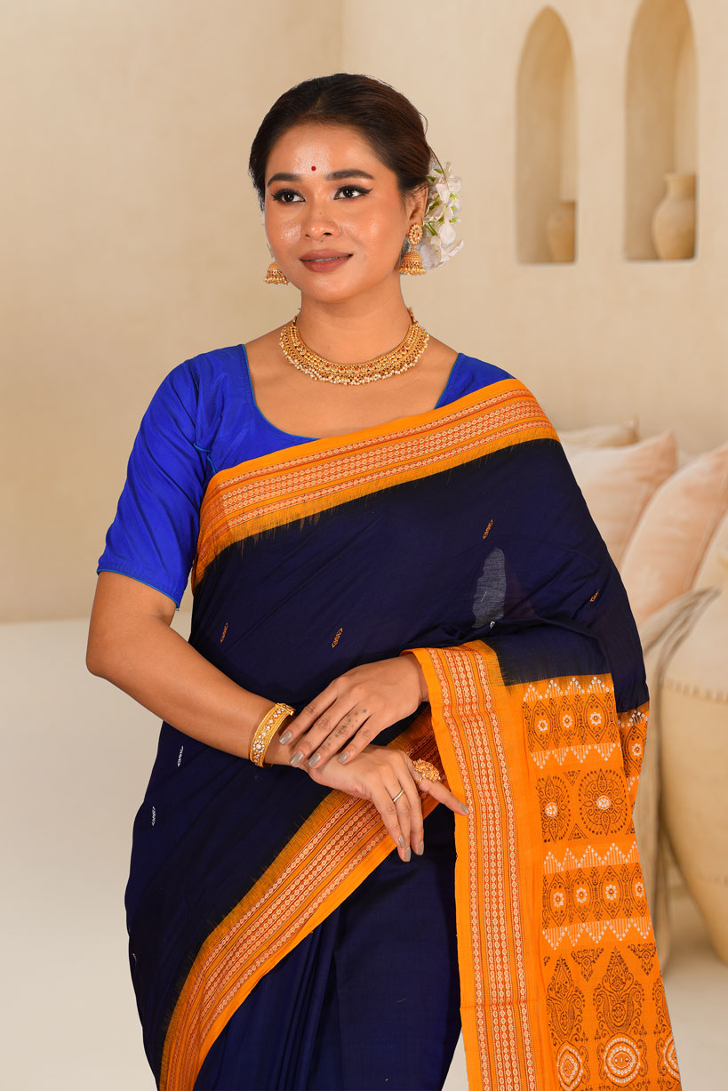 Bomkai Cotton Saree (adi88083) hover