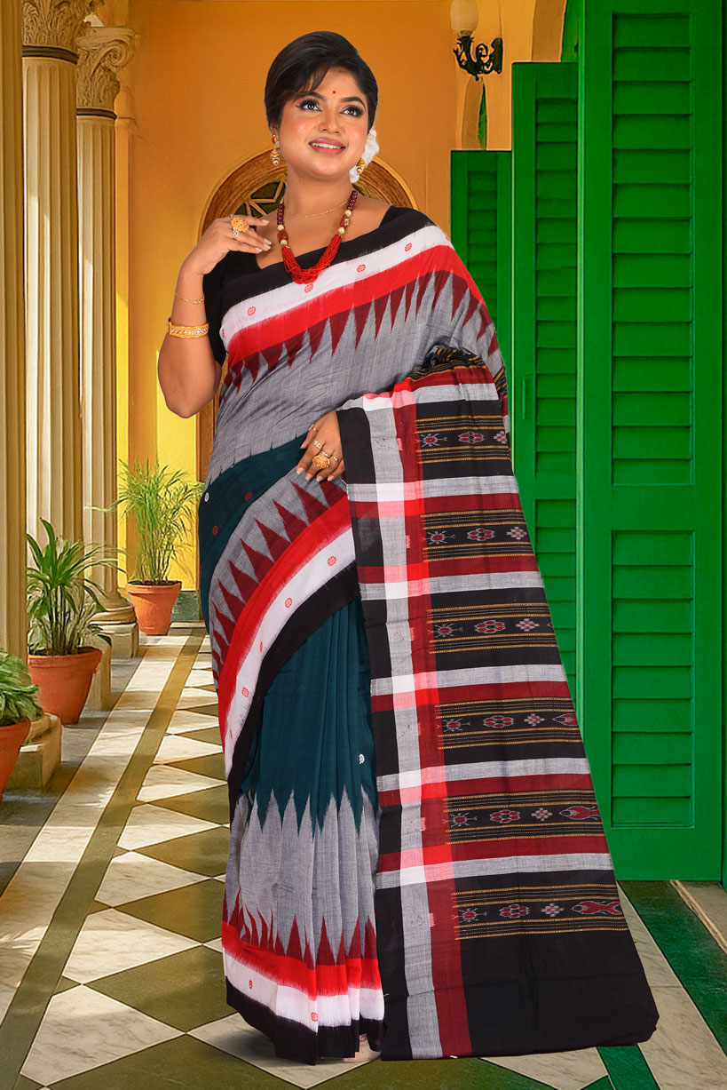 Bomkai Cotton Saree (adi88200)