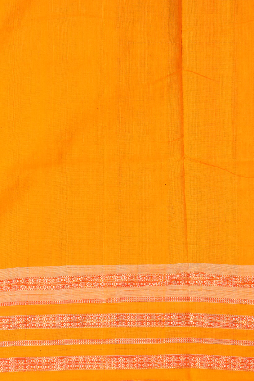 Bomkai Cotton Saree - Maroon main image 0
