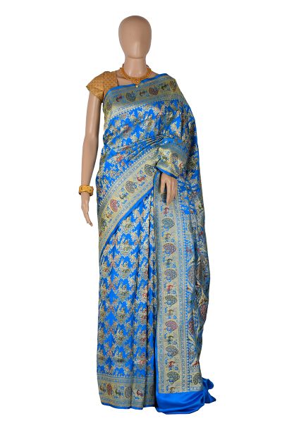 Designer Minakari Banarasi Silk Saree (adi61149)