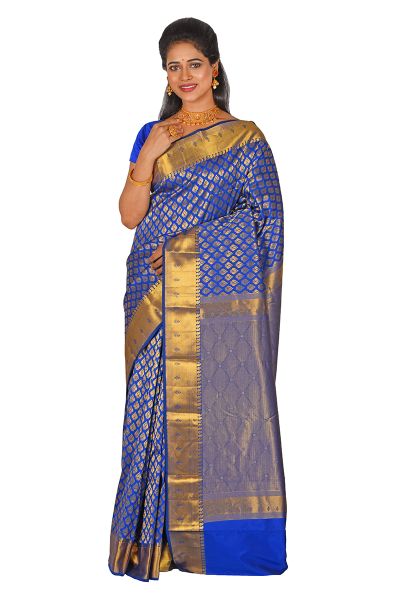 Brocade Kanjivaram Silk Saree (adi61323)