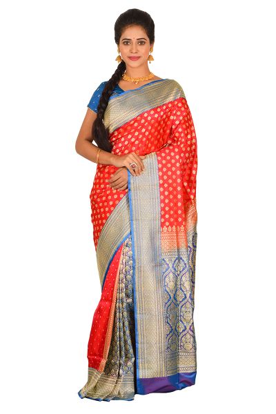 Designer Pashmina Banarasi Silk Saree (adi62257)