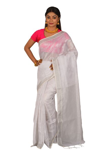 Madhabilata Handloom Cotton Saree (adi63826)