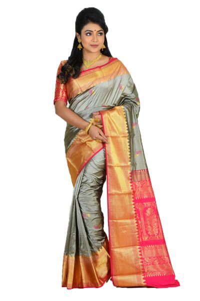Kanjivaram Silk Saree (adi65574)