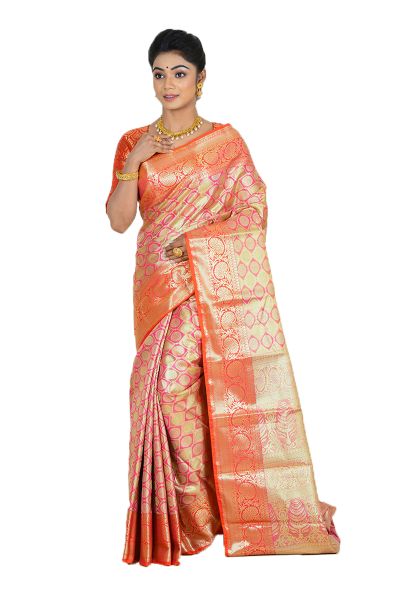 Brocade Kanjivaram Silk Saree (adi65653)