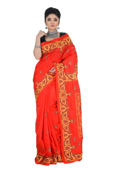 Kantha Stitch Saree (adi67937)