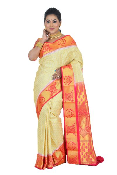 Brocade Kanjivaram Silk Saree (adi68824)