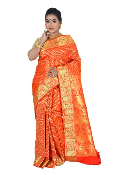 Brocade Kanjivaram Silk Saree (adi68855)