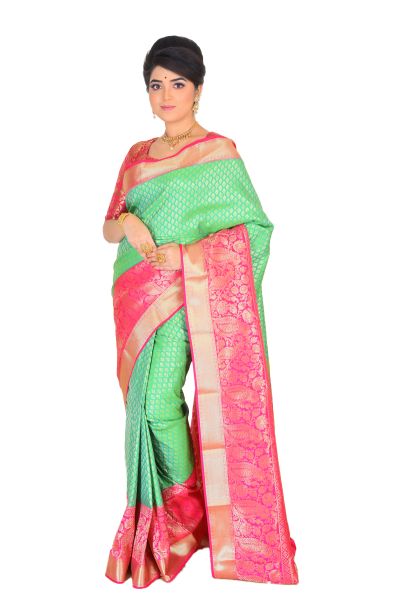 Brocade Kanjivaram Silk Saree (adi71555)