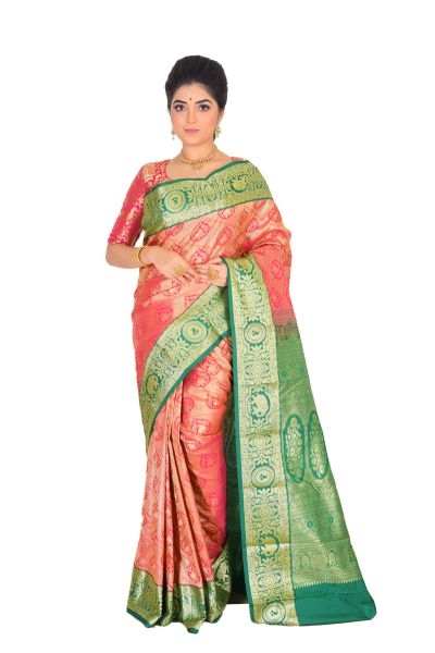 Brocade Kanjivaram Silk Saree (adi71580)