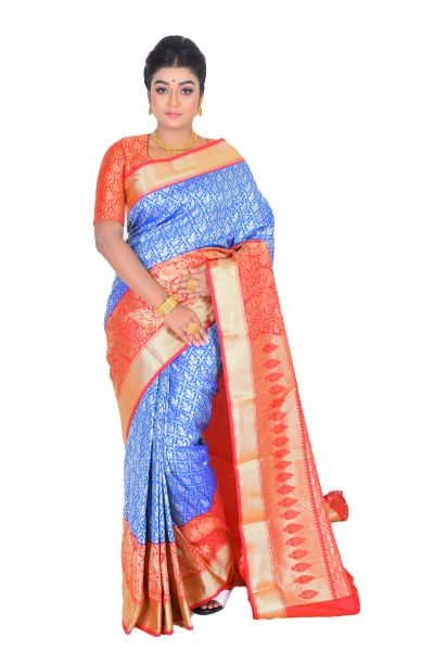 Brocade Kanjivaram Silk Saree (adi71631)
