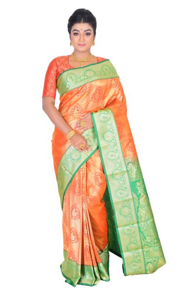 Brocade Kanjivaram Silk Saree (adi71634)