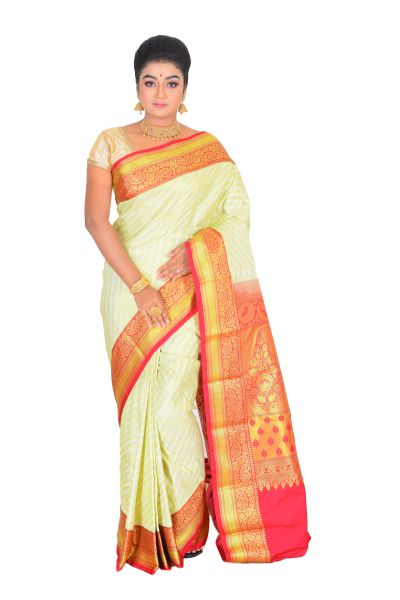 Brocade Kanjivaram Silk Saree (adi71654)