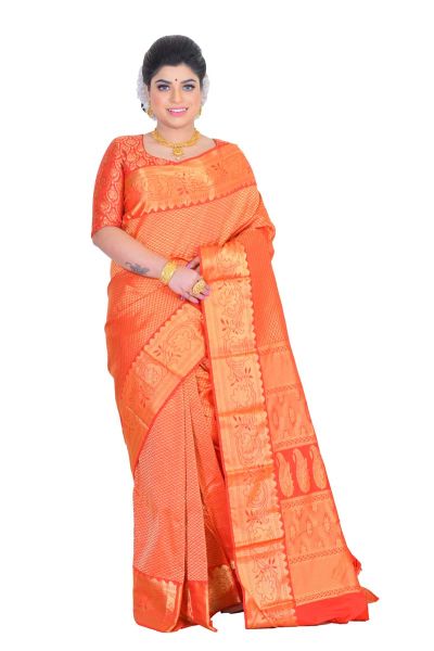 Brocade Kanjivaram Silk Saree (adi72554)