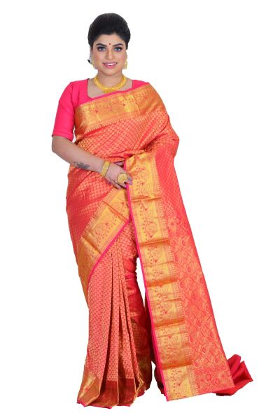 Brocade Kanjivaram Silk Saree (adi72582)