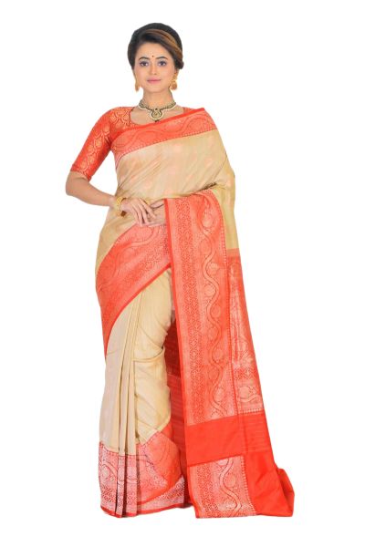 Tussar Banarasi Silk Saree (adi74560)