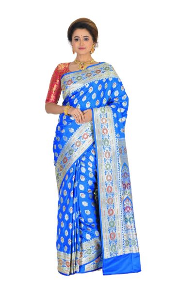 Minakari Banarasi Silk Saree (adi74598)