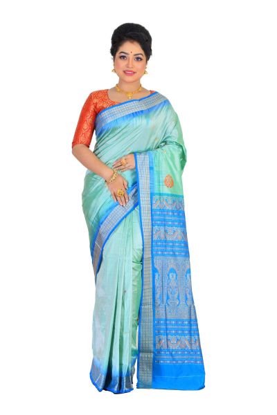 Pure Bomkai Silk Saree (adi74979)