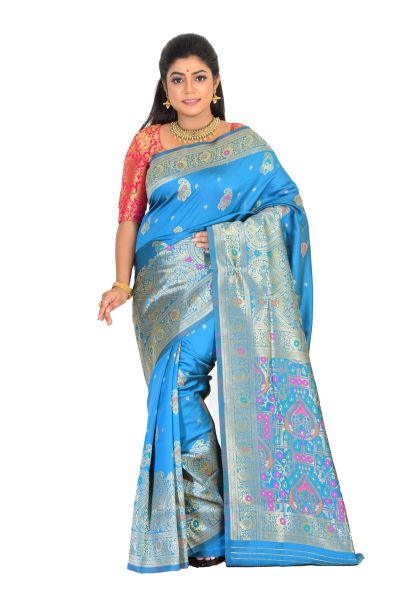 Minakari Fancy Silk Saree (adi75147)