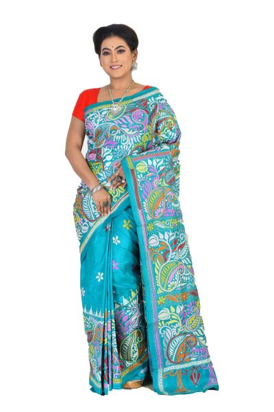 Kantha Stitch Saree (adi75416)
