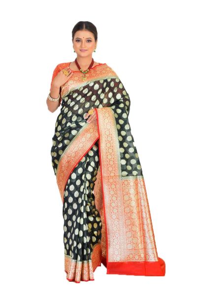 Tissue Banarasi Silk Saree (adi75637)