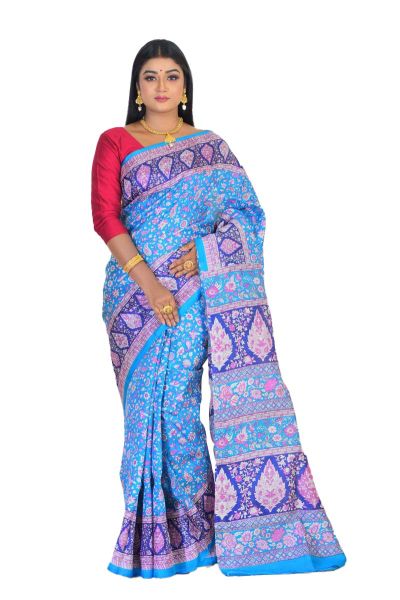 Printed Pure Silk Saree (adi75964)