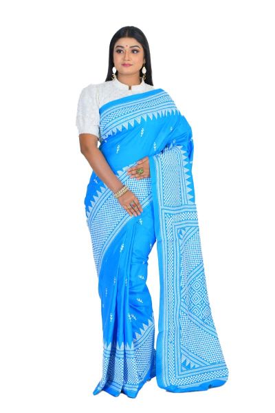 Pure Kantha Stitch Saree (adi75975)