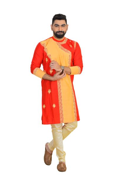 Raw Silk Punjabi Set (adi76075)