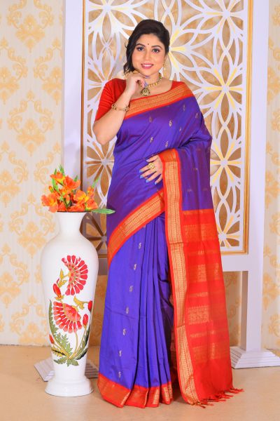Gadwal Cotton Saree (adi77374)