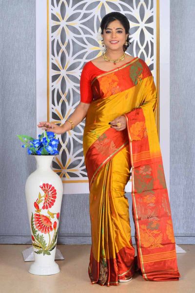 Bishnupuri Silk Saree (adi77908)