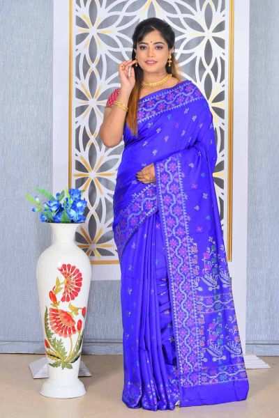 Bishnupuri Silk Saree (adi77930)