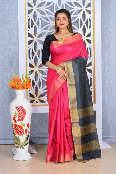 Semi Gicha Tussar Silk Saree (adi78660)