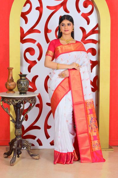 Pure Paithani Silk Saree (adi79180)