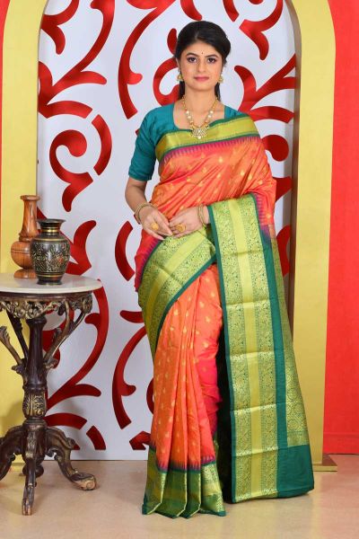 Semi Kanjivaram Silk Saree (adi79270)