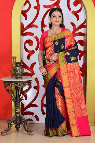 Semi Kanjivaram Silk saree (adi79276)
