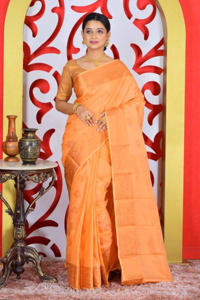 Semi Kanjivaram Silk Saree (adi79662)