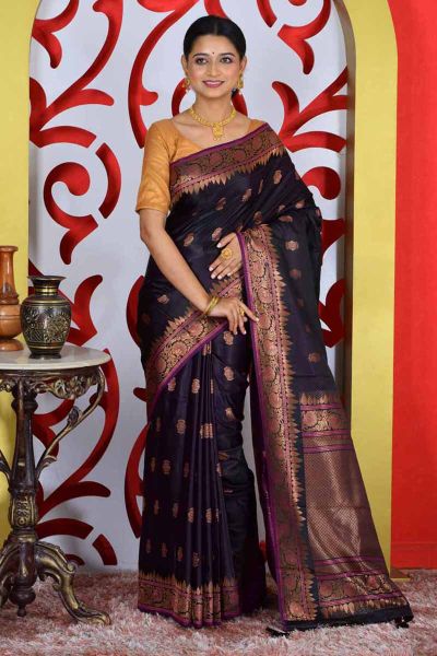 Satin Silk Saree (adi79669)
