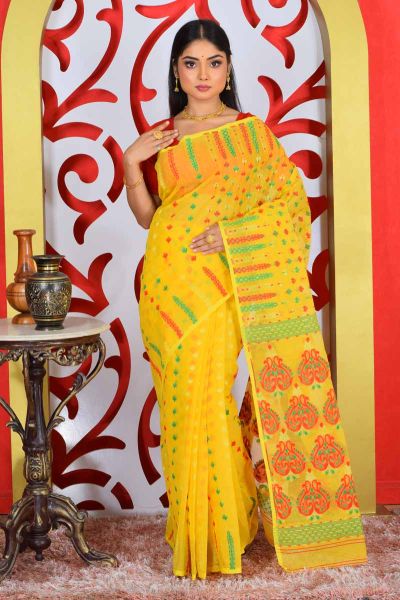 Dhakai Jamdani Saree (adi79691)