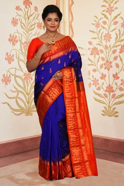 Pure Kanjivaram Silk Saree (adi80954)