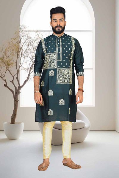 Raw Silk Punjabi Set (adi81571)