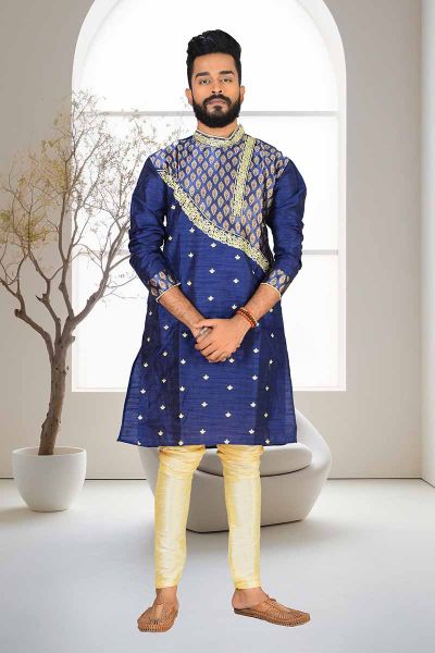 Raw Silk Punjabi Set (adi81572)