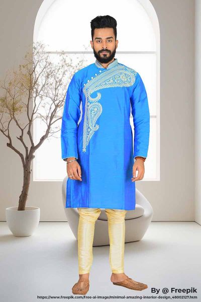 Raw Silk Punjabi Set (adi81575)