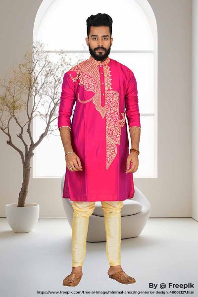 Raw Silk Punjabi Set (adi81576)
