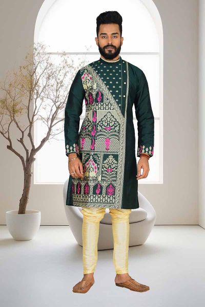 Raw Silk Punjabi Set (adi81577)