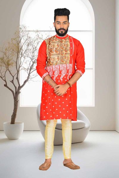 Raw Silk Punjabi Set (adi81582)
