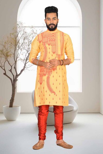 Raw Silk Punjabi Set (adi81585)