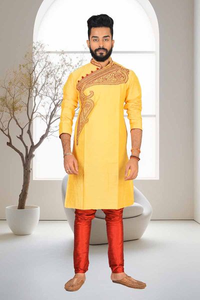 Raw Silk Punjabi Set (adi81589)