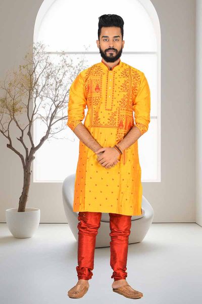 Raw Silk Punjabi Set (adi81595)