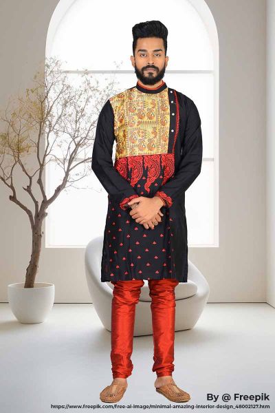 Raw Silk Punjabi Set (adi81596)